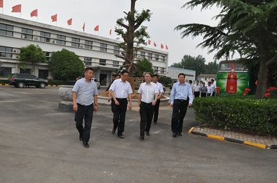 農發行河南省分行黨委書記、行長謝文蒞臨林河酒業和銀河棉業調研